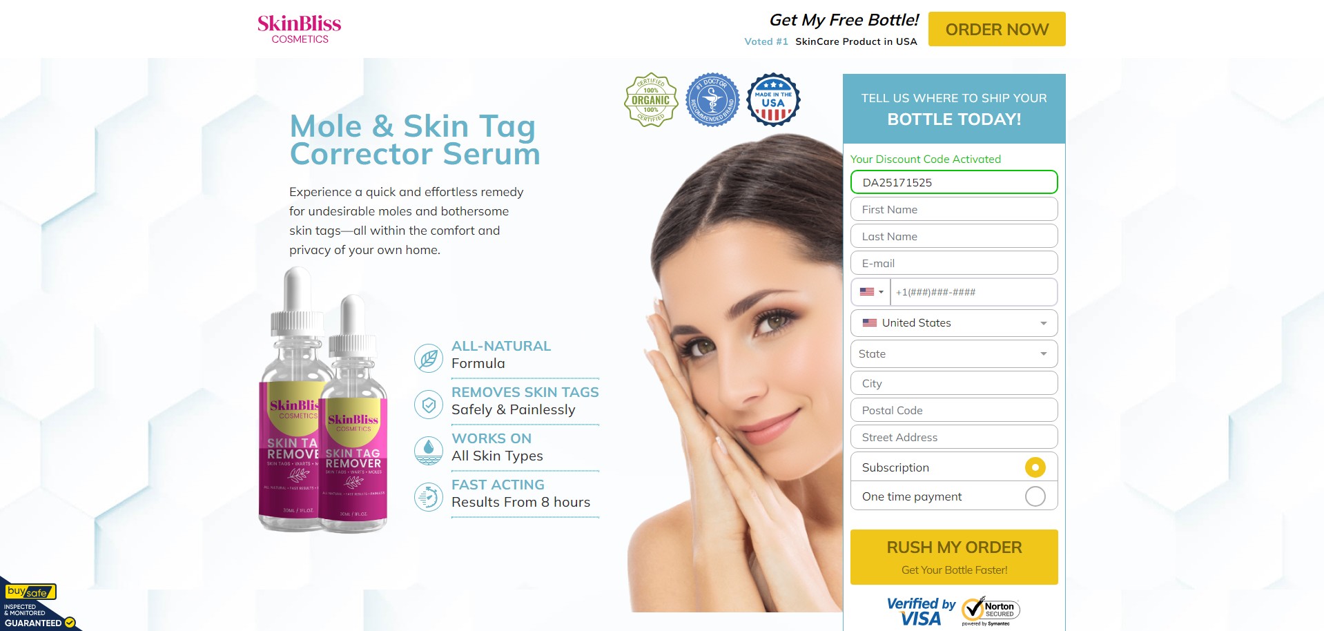 SkinBliss Produkt